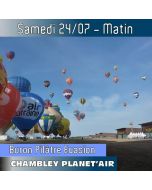 Billet de vol en montgolfière - Mondial Chambley 2021- Vol du 24/07/2019 matin